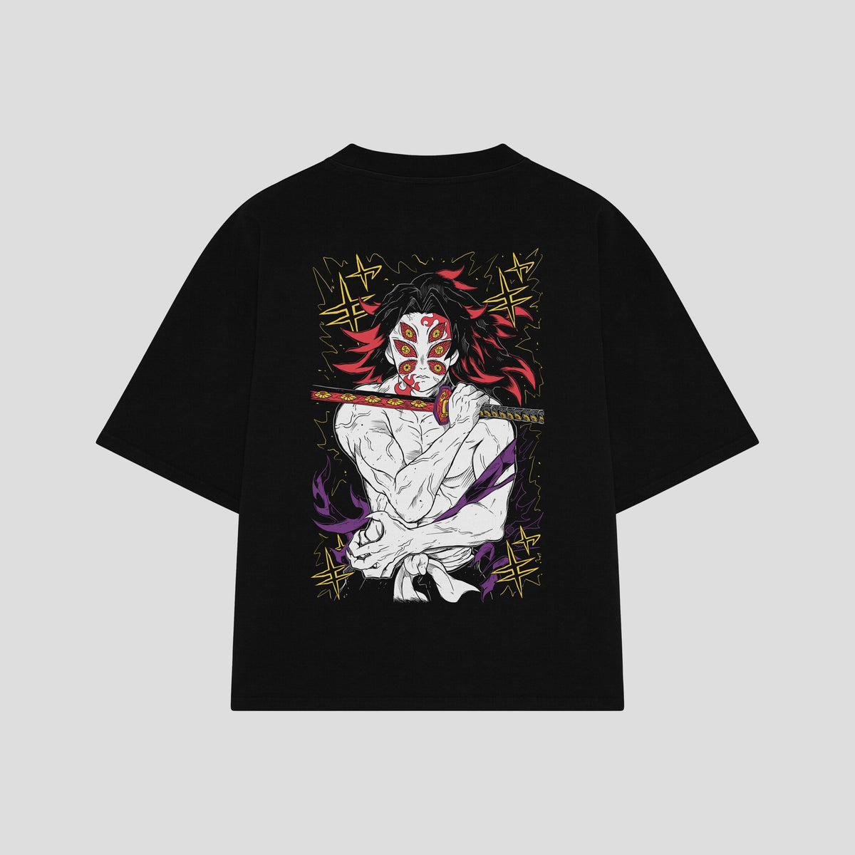 Playera streetwear premium de anime y gaming ExtraLife MX, corte oversized drop shoulder ligero y fresco en color Deep Black y Off-White, moda urbana mexicana de culto.