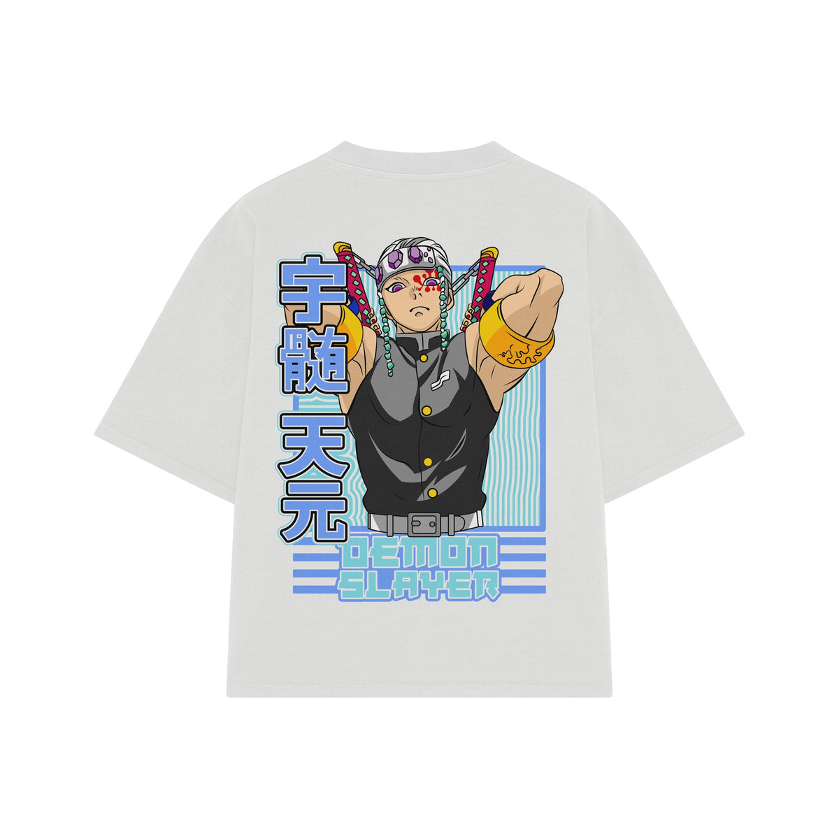 Playera streetwear premium de anime y gaming ExtraLife MX, corte oversized drop shoulder ligero y fresco en color Deep Black y Off-White, moda urbana mexicana de culto.