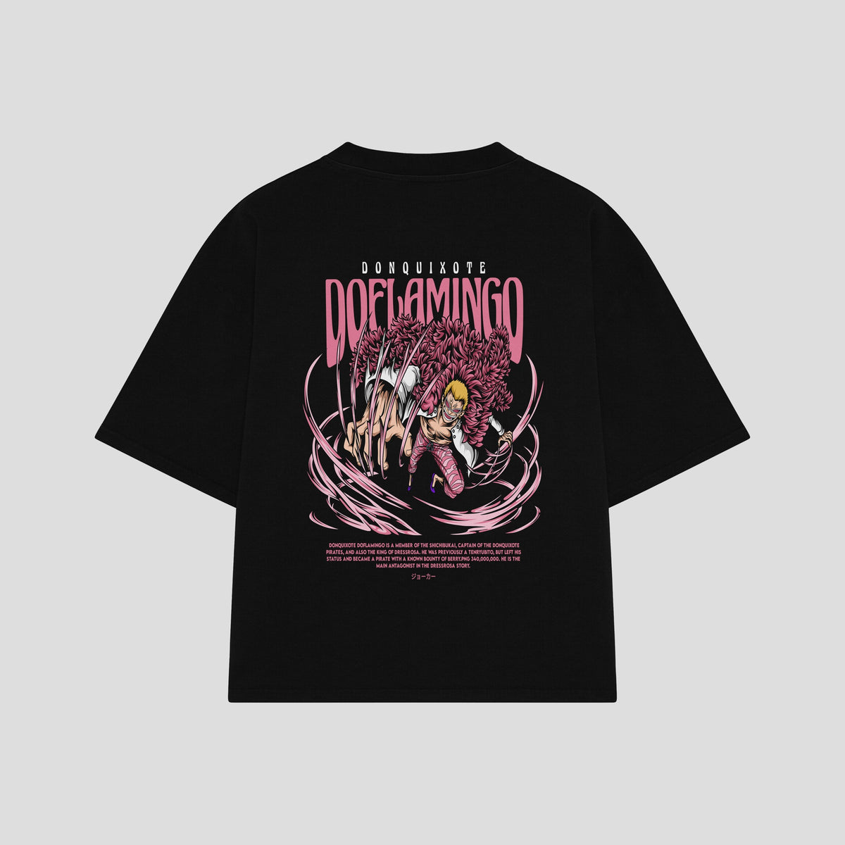 Playera streetwear premium de anime y gaming ExtraLife MX, corte oversized drop shoulder ligero y fresco en color Deep Black y Off-White, moda urbana mexicana de culto.