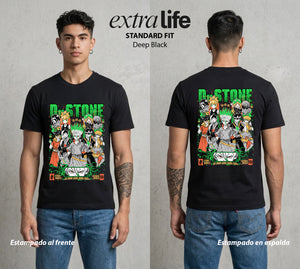 La Civilizacion Renacida | Clase 1-A #01344 - Playera Standard Fit | Deep Black - Foto en modelo