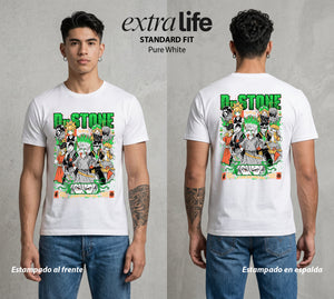 La Civilizacion Renacida | Clase 1-A #01344 - Playera Standard Fit | Pure White - Foto en modelo