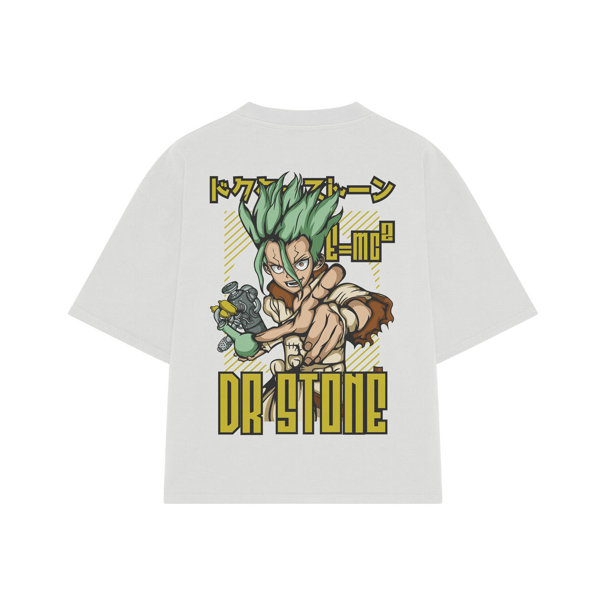 Playera streetwear premium de anime y gaming ExtraLife MX, corte oversized drop shoulder ligero y fresco en color Deep Black y Off-White, moda urbana mexicana de culto.