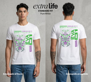 Unidad de Combate | La Unidad del Poder #01412 - Playera Standard Fit | Pure White - Foto en modelo