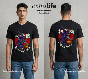 Unidad de Combate | La Unidad del Poder #01414 - Playera Standard Fit | Deep Black - Foto en modelo