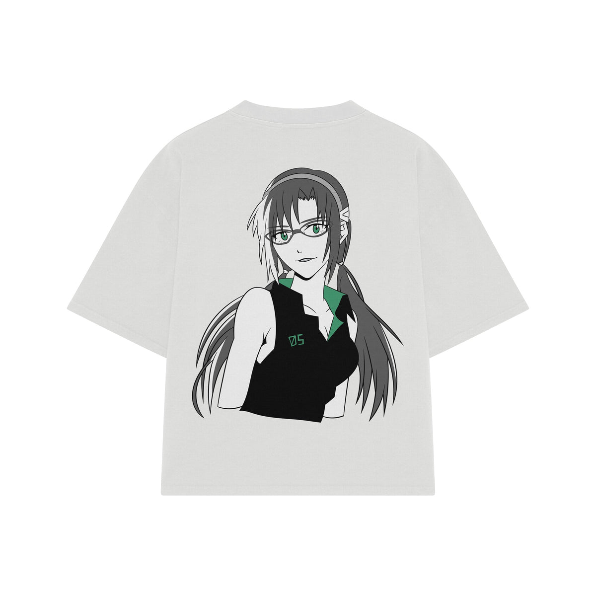Playera streetwear premium de anime y gaming ExtraLife MX, corte oversized drop shoulder ligero y fresco en color Deep Black y Off-White, moda urbana mexicana de culto.