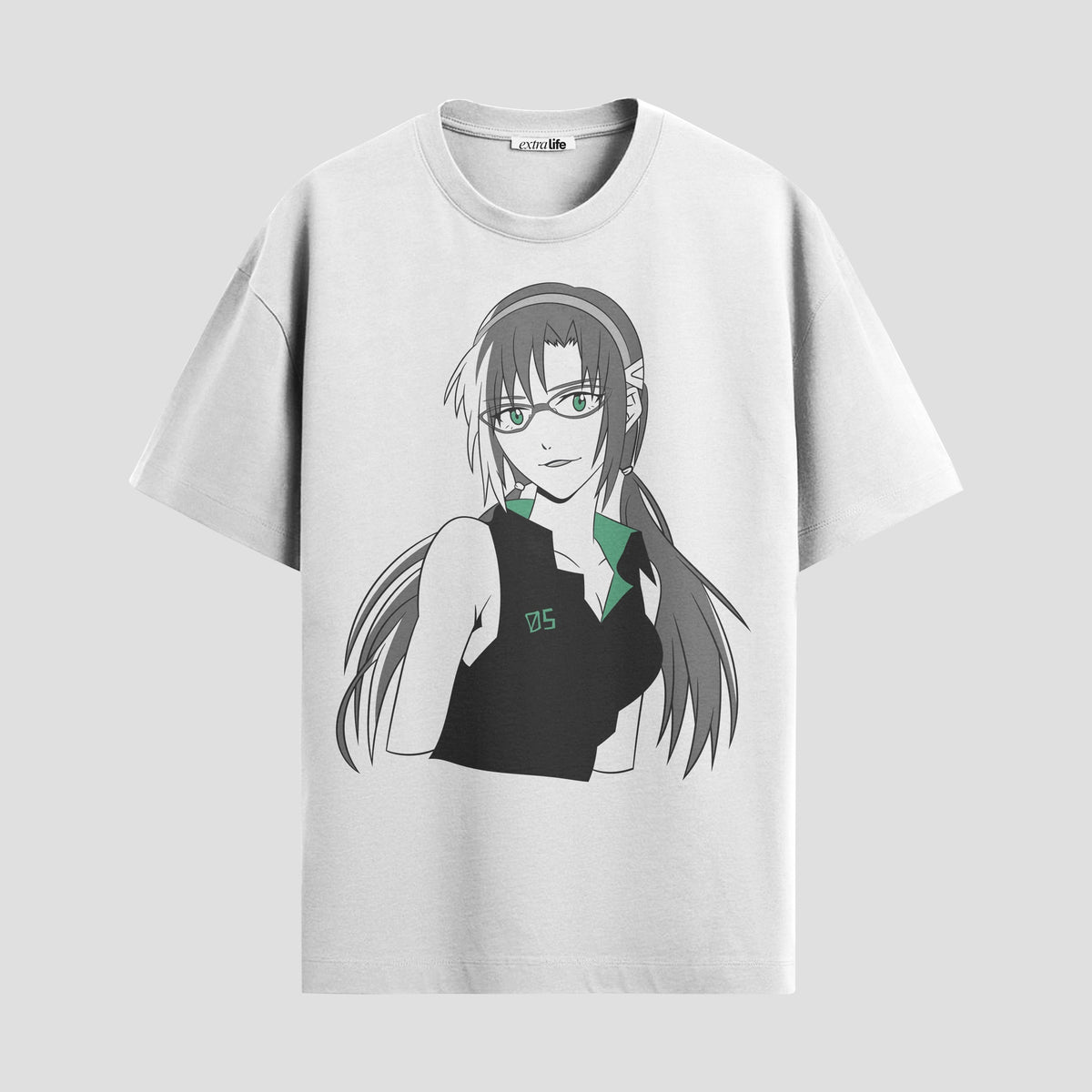 Playera urbana de anime y gaming ExtraLife MX, corte Classic Premium unisex ligero y transpirable en color Deep Black y Pure White, ropa de uso diario para gym y casual.