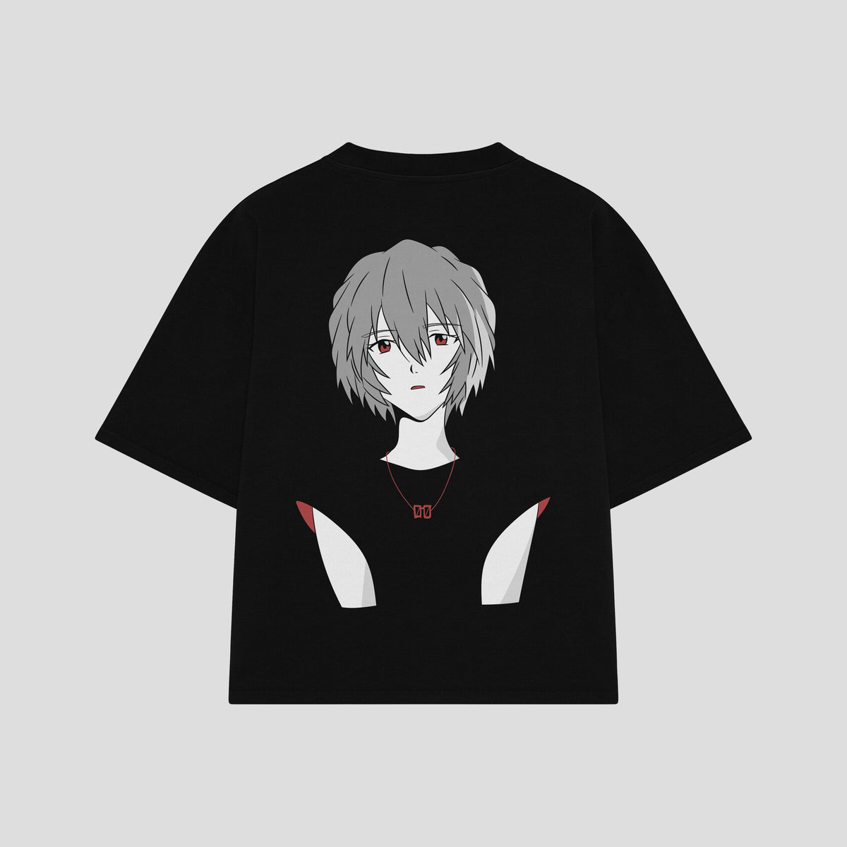 Playera streetwear premium de anime y gaming ExtraLife MX, corte oversized drop shoulder ligero y fresco en color Deep Black y Off-White, moda urbana mexicana de culto.