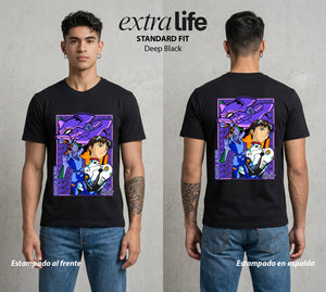 Unidad de Combate | El Piloto a la Fuerza #01433 - Playera Standard Fit | Deep Black - Foto en modelo