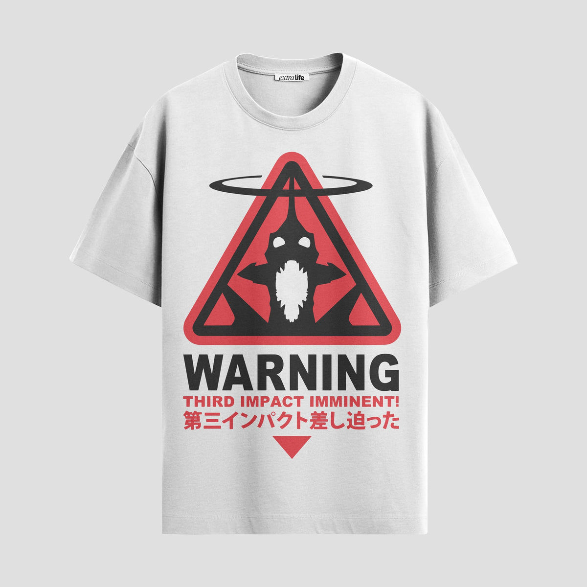 Playera urbana de anime y gaming ExtraLife MX, corte Classic Premium unisex ligero y transpirable en color Deep Black y Pure White, ropa de uso diario para gym y casual.