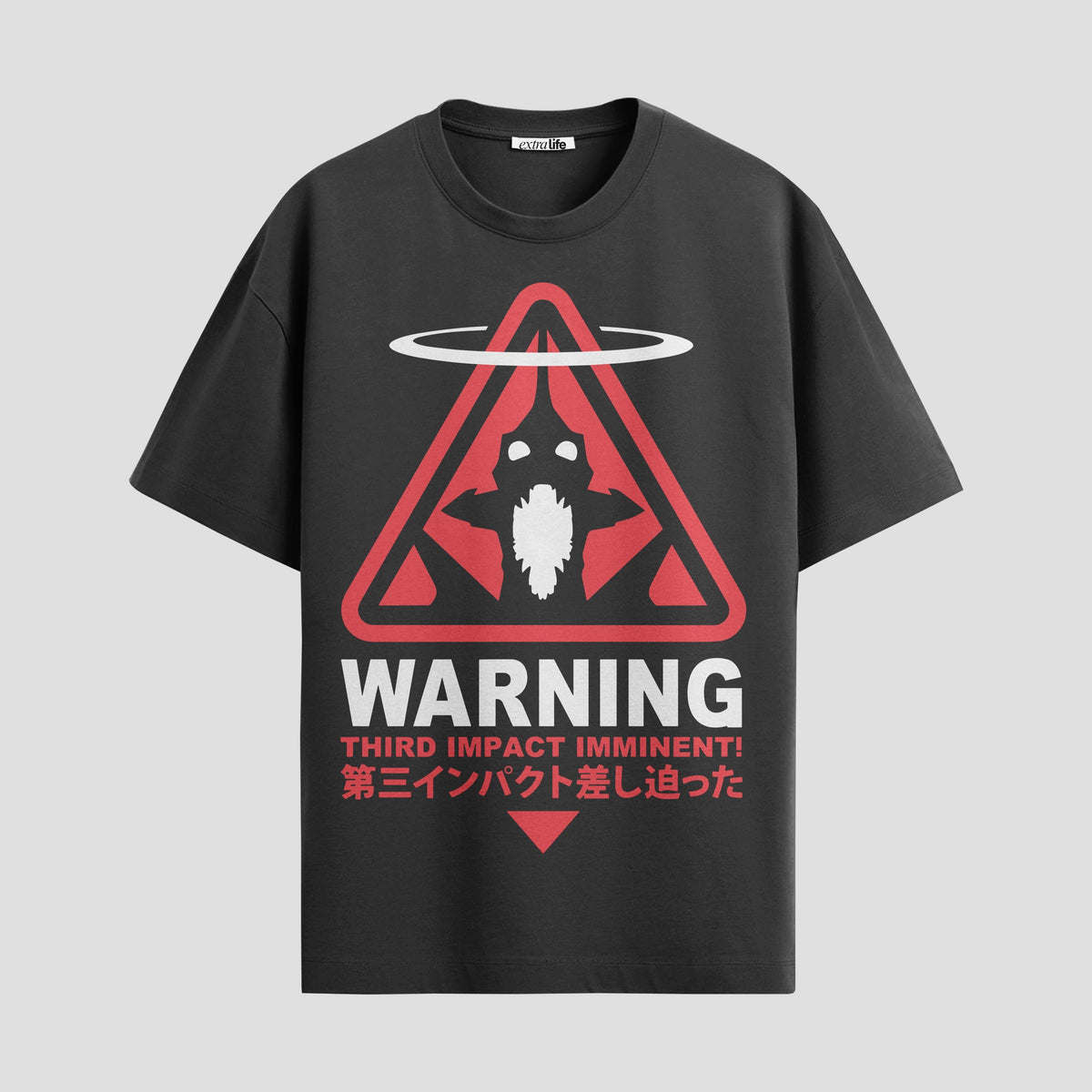 Playera urbana de anime y gaming ExtraLife MX, corte Classic Premium unisex ligero y transpirable en color Deep Black y Pure White, ropa de uso diario para gym y casual.