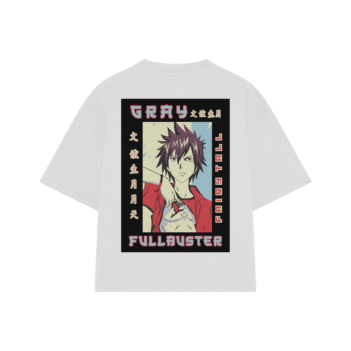 Playera streetwear premium de anime y gaming ExtraLife MX, corte oversized drop shoulder ligero y fresco en color Deep Black y Off-White, moda urbana mexicana de culto.