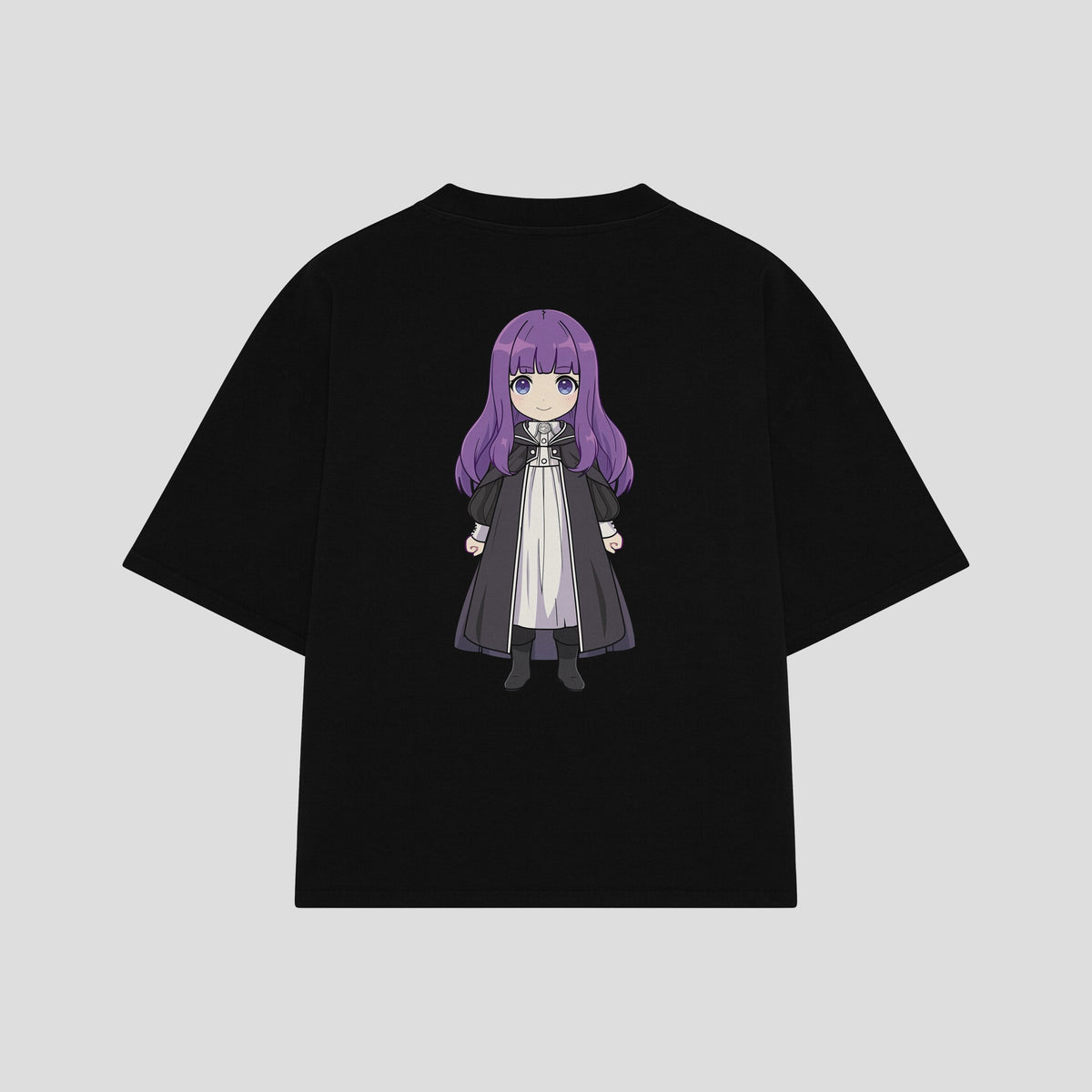 Playera streetwear premium de anime y gaming ExtraLife MX, corte oversized drop shoulder ligero y fresco en color Deep Black y Off-White, moda urbana mexicana de culto.