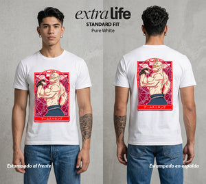 El Precio de la Alquimia | Musculos de Piedra #01489 - Playera Standard Fit | Pure White - Foto en modelo