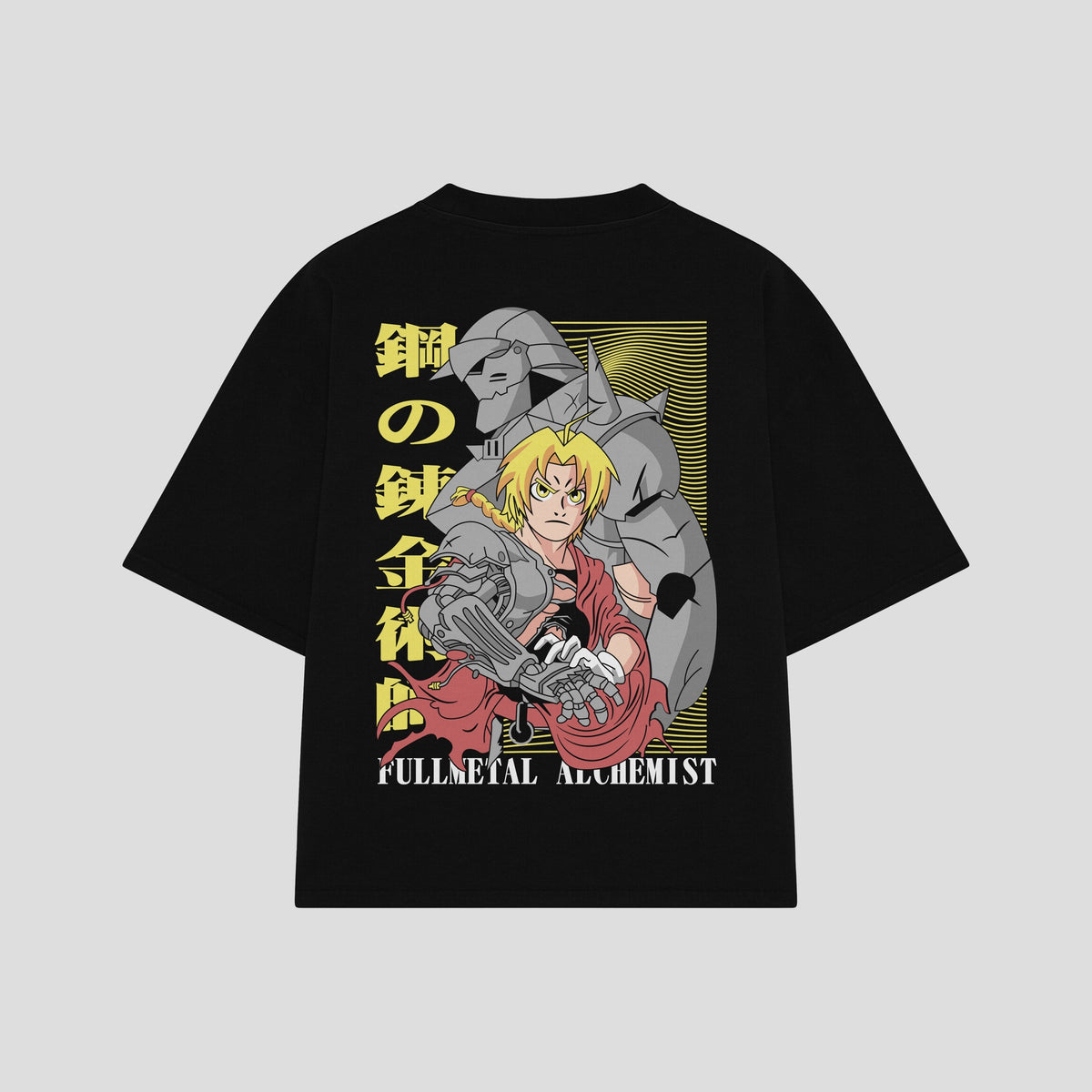 Playera streetwear premium de anime y gaming ExtraLife MX, corte oversized drop shoulder ligero y fresco en color Deep Black y Off-White, moda urbana mexicana de culto.