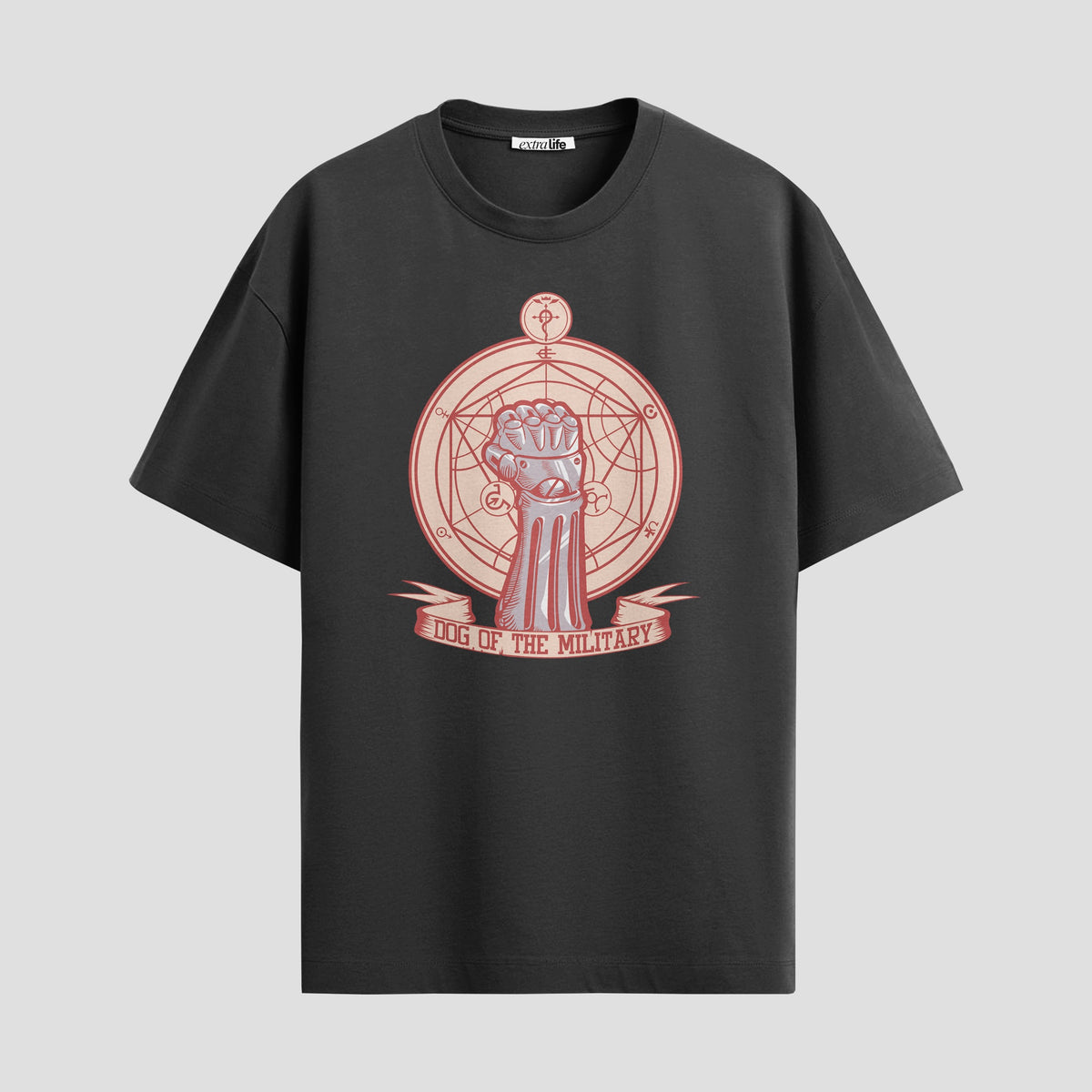 Playera urbana de anime y gaming ExtraLife MX, corte Classic Premium unisex ligero y transpirable en color Deep Black y Pure White, ropa de uso diario para gym y casual.
