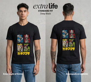 Arte del Desecho | Los del Vertedero #01500 - Playera Standard Fit | Deep Black - Foto en modelo