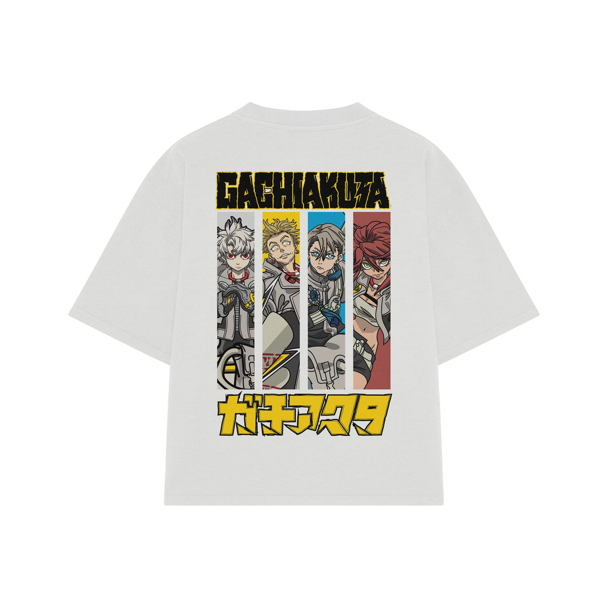 Playera streetwear premium de anime y gaming ExtraLife MX, corte oversized drop shoulder ligero y fresco en color Deep Black y Off-White, moda urbana mexicana de culto.