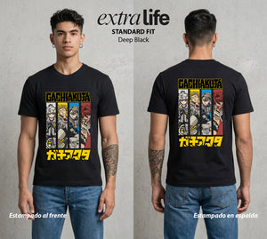 Arte del Desecho | El Equipo del Desecho #01501 - Playera Standard Fit | Deep Black - Foto en modelo