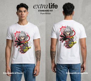Arte del Desecho | El Artista del Desecho #01508 - Playera Standard Fit | Pure White - Foto en modelo