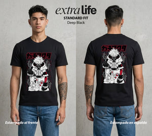 Arte del Desecho | El Artista del Desecho #01512 - Playera Standard Fit | Deep Black - Foto en modelo