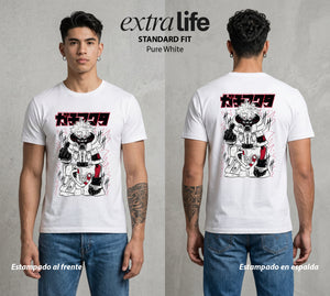 Arte del Desecho | El Artista del Desecho #01512 - Playera Standard Fit | Pure White - Foto en modelo