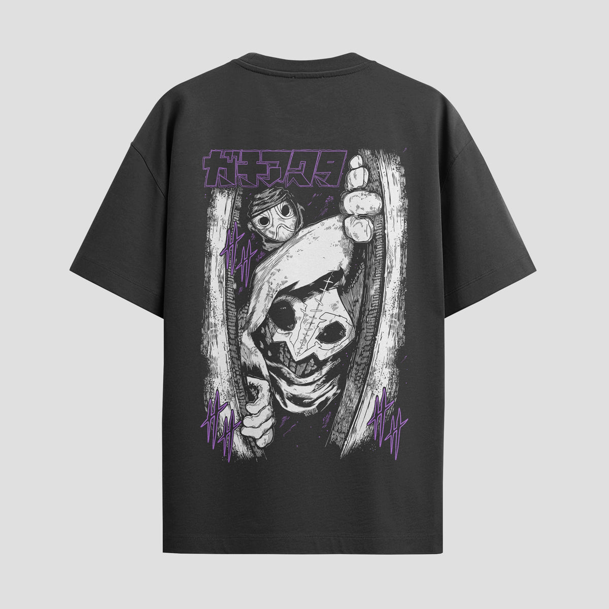 Playera urbana de anime y gaming ExtraLife MX, corte Classic Premium unisex ligero y transpirable en color Deep Black y Pure White, ropa de uso diario para gym y casual.