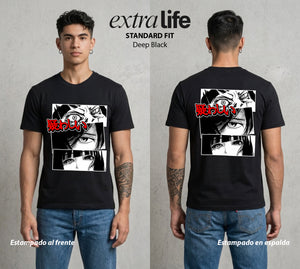 La Escuela del Apostador | El Casino del Poder #01517 - Playera Standard Fit | Deep Black - Foto en modelo