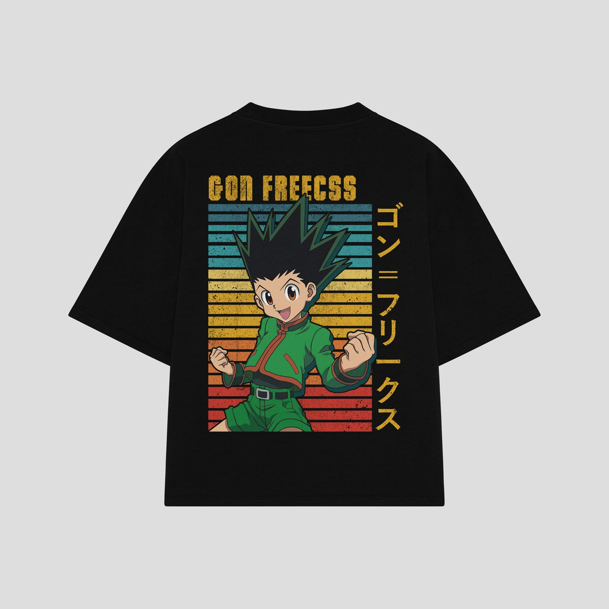 Playera streetwear premium de anime y gaming ExtraLife MX, corte oversized drop shoulder ligero y fresco en color Deep Black y Off-White, moda urbana mexicana de culto.