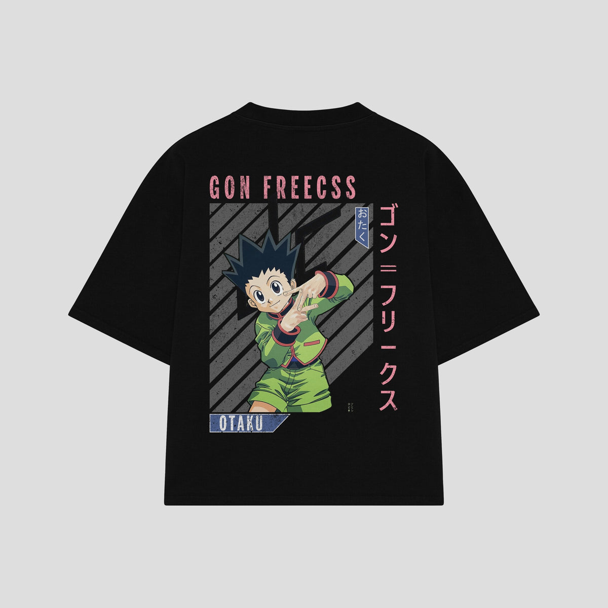 Playera streetwear premium de anime y gaming ExtraLife MX, corte oversized drop shoulder ligero y fresco en color Deep Black y Off-White, moda urbana mexicana de culto.