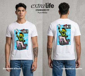 Los Guerreros del Anillo | El Soldado del Anillo #01621 - Playera Standard Fit | Pure White - Foto en modelo