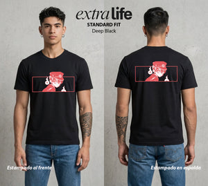 El Fantasma del Bano | Hanako Kun #01624 - Playera Standard Fit | Deep Black - Foto en modelo