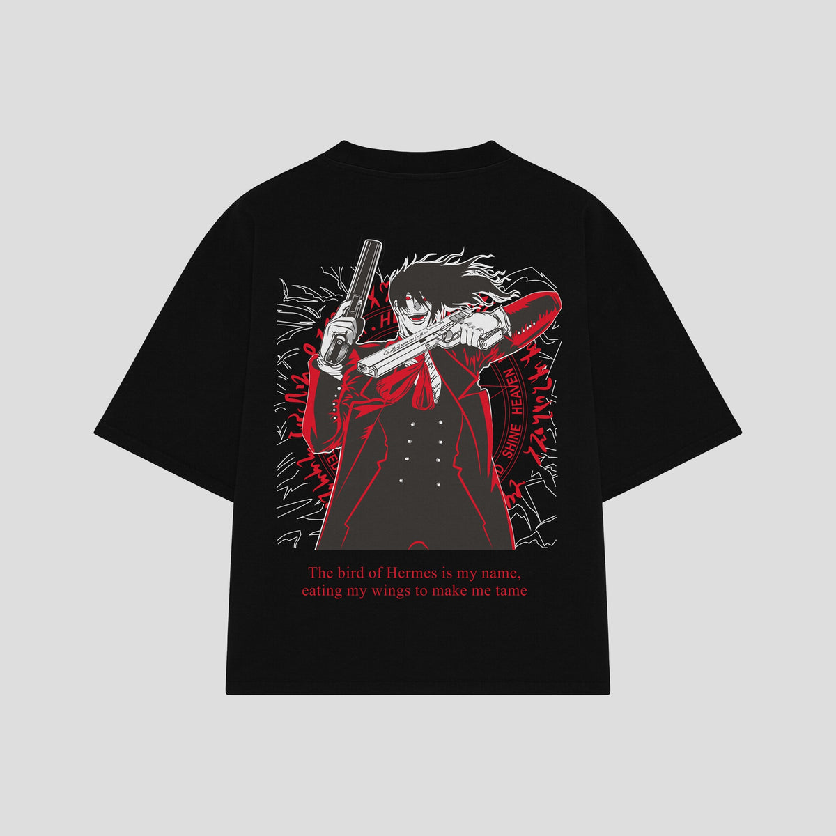 Playera streetwear premium de anime y gaming ExtraLife MX, corte oversized drop shoulder ligero y fresco en color Deep Black y Off-White, moda urbana mexicana de culto.
