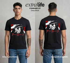 La Organizacion Oscura | El No Muerto Supremo #01638 - Playera Standard Fit | Deep Black - Foto en modelo
