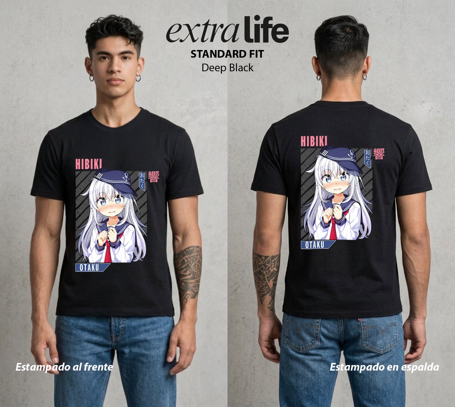 La Resonancia del Misterio | El Poder del Misterio #01650 - Playera Standard Fit | Deep Black - Foto en modelo