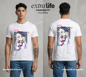 La Resonancia del Misterio | El Poder del Misterio #01650 - Playera Standard Fit | Pure White - Foto en modelo