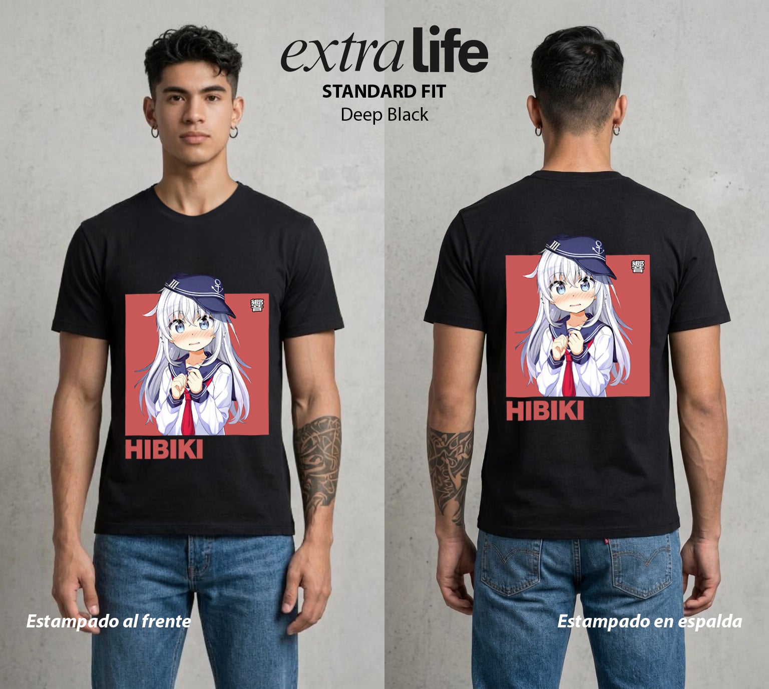 La Resonancia del Misterio | El Poder del Misterio #01652 - Playera Standard Fit | Deep Black - Foto en modelo