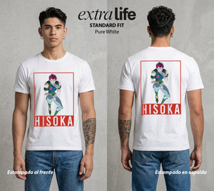 La Prueba del Cazador | La Carta del Jugador #01664 - Playera Standard Fit | Pure White - Foto en modelo