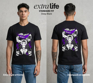 La Prueba del Cazador | El Ladron del Alma #01691 - Playera Standard Fit | Deep Black - Foto en modelo