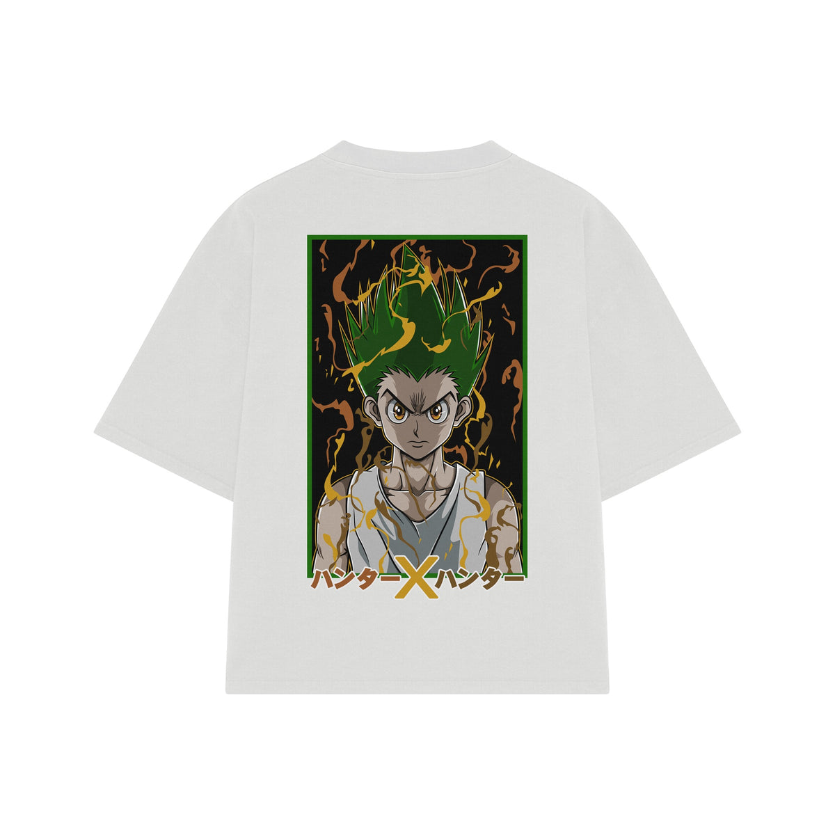 Playera streetwear premium de anime y gaming ExtraLife MX, corte oversized drop shoulder ligero y fresco en color Deep Black y Off-White, moda urbana mexicana de culto.