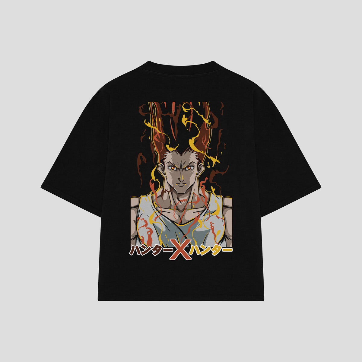 Playera streetwear premium de anime y gaming ExtraLife MX, corte oversized drop shoulder ligero y fresco en color Deep Black y Off-White, moda urbana mexicana de culto.