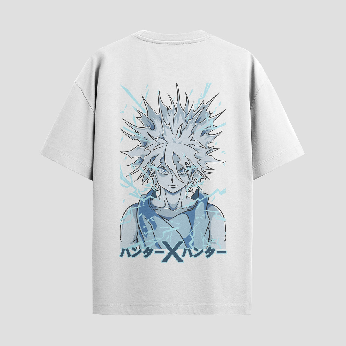 Playera urbana de anime y gaming ExtraLife MX, corte Classic Premium unisex ligero y transpirable en color Deep Black y Pure White, ropa de uso diario para gym y casual.