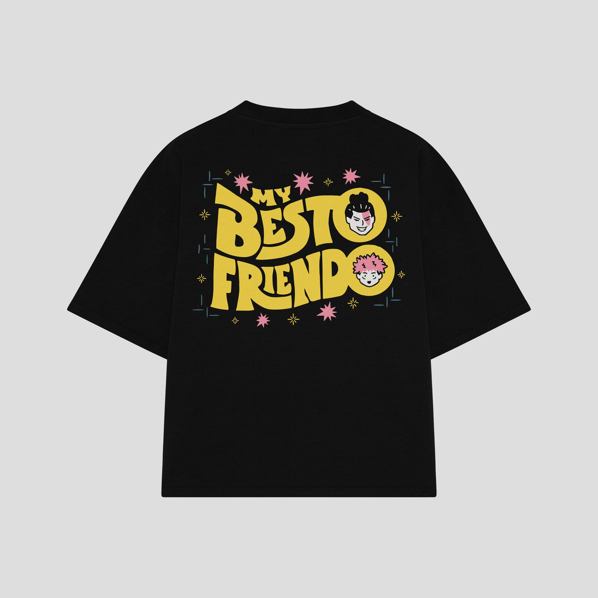 Playera streetwear premium de anime y gaming ExtraLife MX, corte oversized drop shoulder ligero y fresco en color Deep Black y Off-White, moda urbana mexicana de culto.