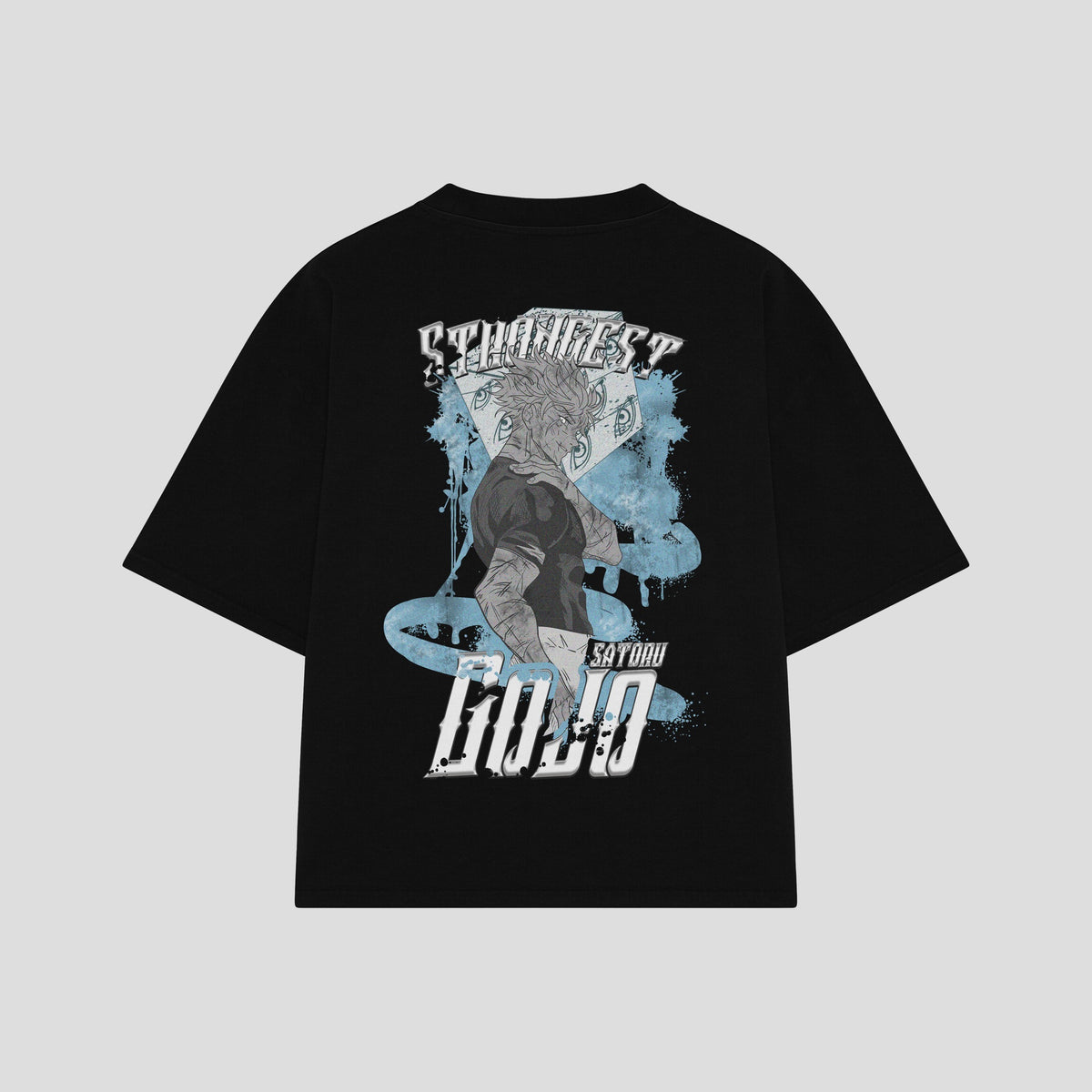 Playera streetwear premium de anime y gaming ExtraLife MX, corte oversized drop shoulder ligero y fresco en color Deep Black y Off-White, moda urbana mexicana de culto.
