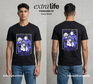 El Arte de las Maldiciones | La Exploradora del Fondo #01849 - Playera Standard Fit | Deep Black - Foto en modelo