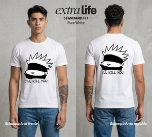 El Arte de las Maldiciones | El Mas Fuerte #01921 - Playera Standard Fit | Pure White - Foto en modelo