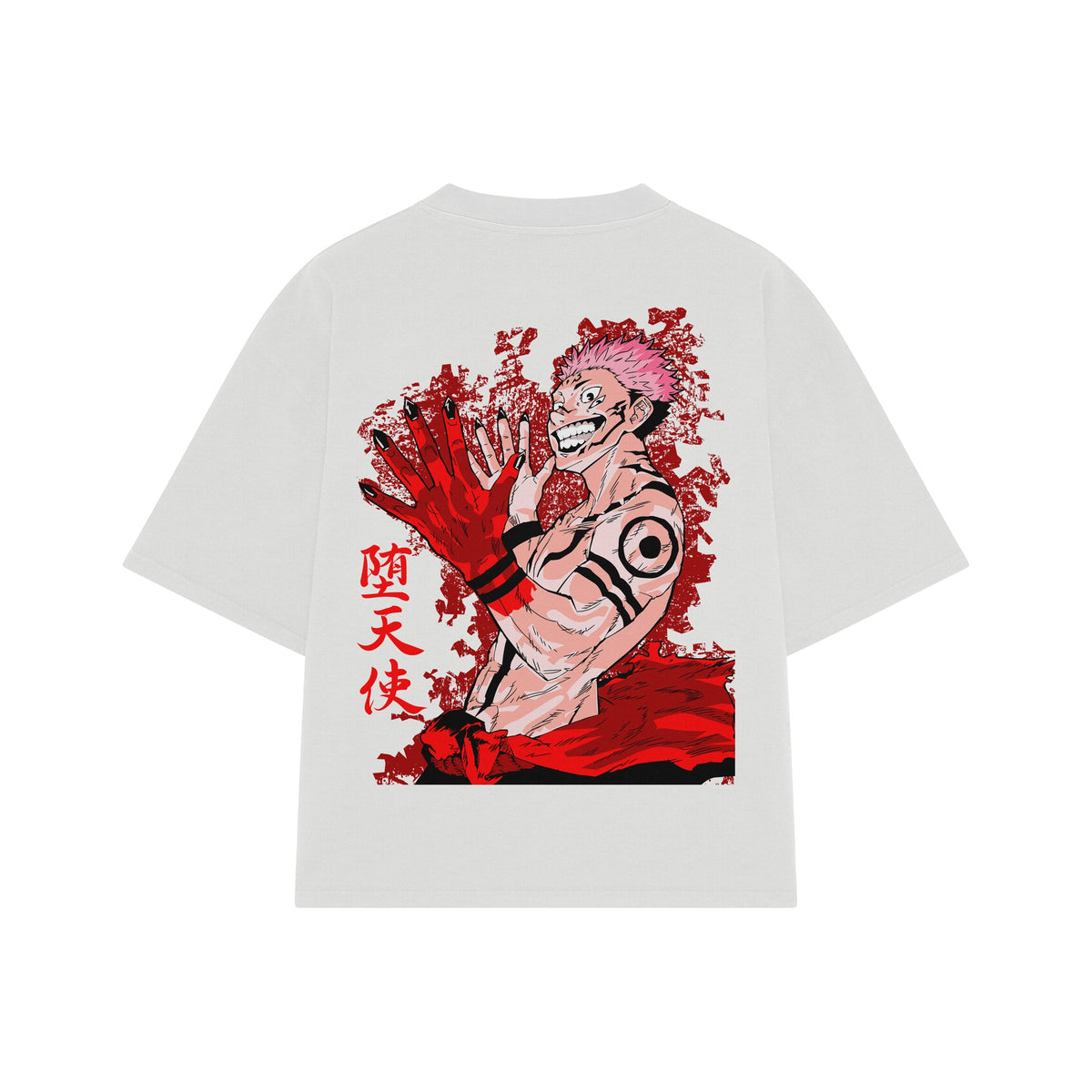 Playera streetwear premium de anime y gaming ExtraLife MX, corte oversized drop shoulder ligero y fresco en color Deep Black y Off-White, moda urbana mexicana de culto.