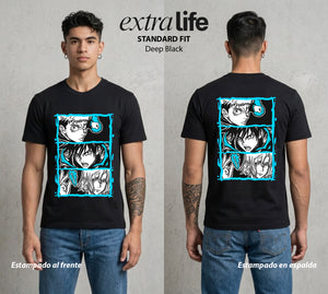 El Arte de las Maldiciones | El Clavo y el Martillo #01967 - Playera Standard Fit | Deep Black - Foto en modelo