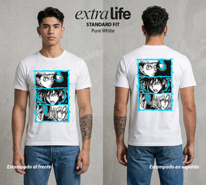 El Arte de las Maldiciones | El Clavo y el Martillo #01967 - Playera Standard Fit | Pure White - Foto en modelo