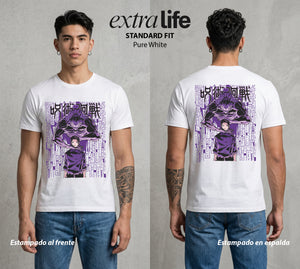 El Arte de las Maldiciones | El Okkotsu del Bien #01976 - Playera Standard Fit | Pure White - Foto en modelo