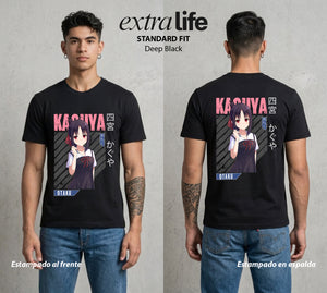 La Guerra del Corazon | La Presidenta del Consejo #02012 - Playera Standard Fit | Deep Black - Foto en modelo